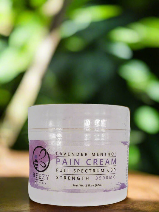 CBD Pain Cream. 3500MG Full Spectrum CBD. Lavender Menthol