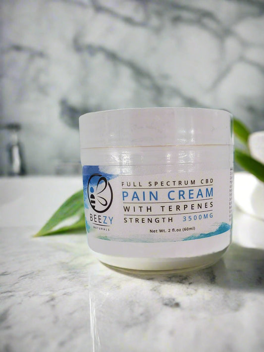 CBD Pain Cream. 3500MG Full Spectrum CBD with Terpenes