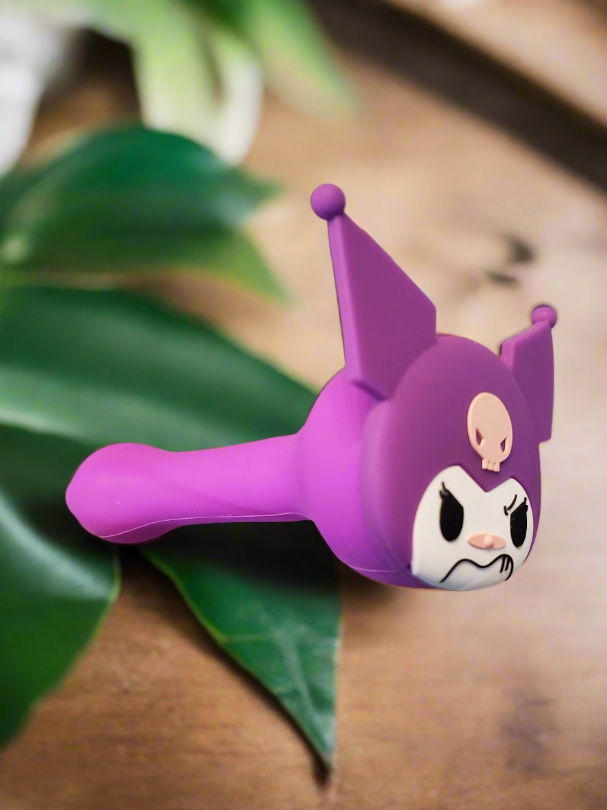 Silicone Pipe Kawaii Cute With 9 hole bowl