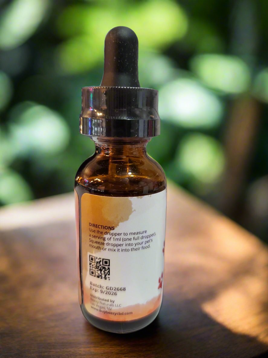 CBD FULL SPECTRUM PET TINCTURE 500MG PEANUT BUTTER FLAVOR