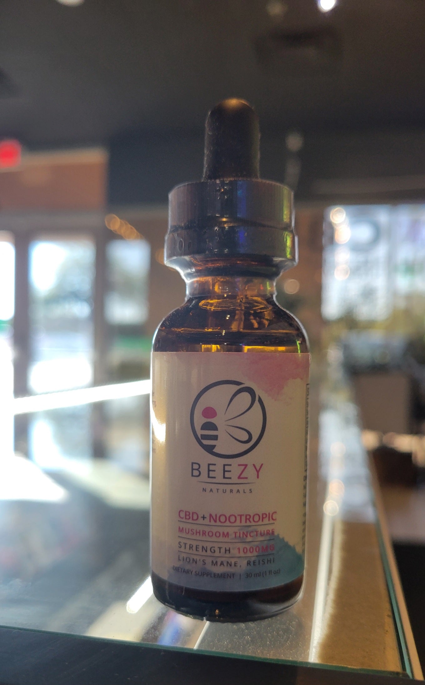 CBD FULL SPECTRUM TINCTURE 1000MG WITH LION'S MANE AND REISHI MUSHROOM