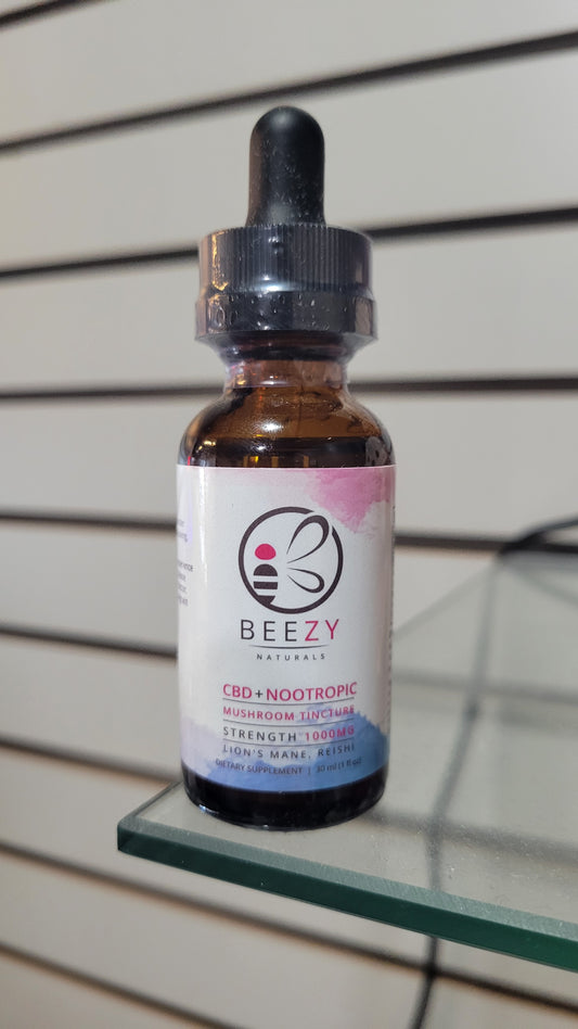 CBD FULL SPECTRUM TINCTURE 1000MG WITH LION'S MANE AND REISHI MUSHROOM